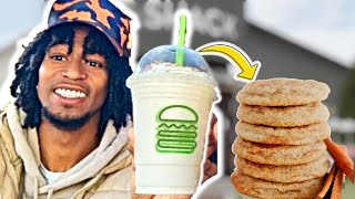 Trying Shake Shack new Snickerdoodle Milkshake [upl. by Trauner]