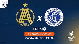 Ao vivo  AA Aparecidense X Goianésia EC  Campeonato Goianão 2024 [upl. by Fraze]