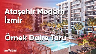 Ataşehir Modern İzmir  Örnek Daire Turu [upl. by Winou568]