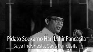 Bikin Merinding Pidato Bung Karno Soal Lahirnya Pancasila [upl. by Ahsiruam810]