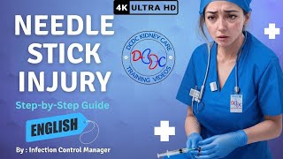 Needle Stick Injury English Needle Prick Injury  NSI  Step by Step Guide  dcdc ttt nabh [upl. by Sirehc770]