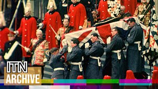 1965 State Funeral of Winston Churchill [upl. by Luapnaej]