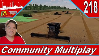 LS22 NFMarsch FedAction Community Multiplayer 218 Stroh macht die Schnecke froh ls22 [upl. by Arriet]