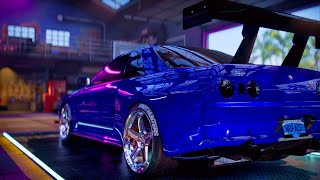 Custom Nissan skyline gtr R32 in NFS HEAT and gameplay [upl. by Uol]