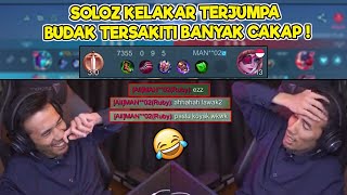 LAWAK  SOLOZ KELAKAR TERJUMPA BUDAK TERSAKITI KAT RANK😂 [upl. by Ahsaya]