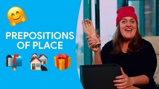 PREPOSITIONS OF PLACE IN  ON  BY  EWA Learn English [upl. by Hgiel884]