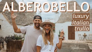 FULL TINY HOME TOUR OF OUR LUXURY ITALIAN TRULLO Alberobello Italy [upl. by Fondea]