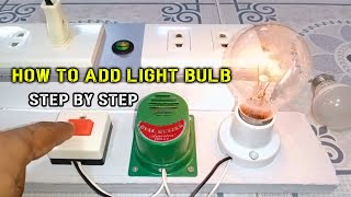 ⭕ Paano Maglagay Ng Ilaw Sa Door Bell O Buzzer ⦿ How To Add Light Bulb And Wiring Simple Step ⦿ DIY [upl. by Bertie]