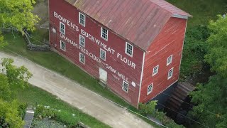 Drone flight over Bowens Mill  Middleville Michigan 2023 [upl. by Dionysus185]