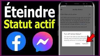 Comment désactiver le statut actif sur Facebook et Messenger [upl. by Doersten150]