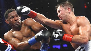 Gennady Golovkin vs Daniel Jacobs  Highlights BRUISING BATTLE [upl. by Ecinerev]