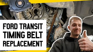 Ford Transit 20 TDCi EcoBlue YMF6 2016  2023 Timing Belt  Wet Belt Replacement [upl. by Yrtua]