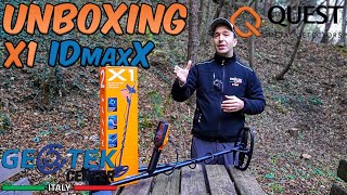 Metal Detector Quest X1 IDmaxX  Guida UnBoxing e Menu Impostazioni [upl. by Earissed753]