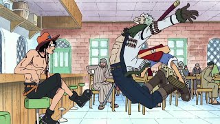 Luffy shocks smoker and ace English Sub [upl. by Ahterahs801]