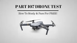 How to pass the part 107 uav drone test for FREE [upl. by Mazonson]