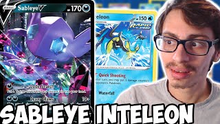 Sableye V Is Busted With Inteleon Set Up KOs Easily Chilling Reign PTCGO [upl. by Alburg]