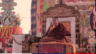 His Holiness Sakya Trizin Rinpoche opening speech 6th Dec 2014 at lumbini [upl. by Ammamaria665]