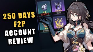 8 Months F2P Account Review 250 Days Total  Honkai Star Rail [upl. by Elephus]