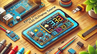 ESP32 DHT11 OLED Display Tutorial  Wokwi  Circuit  Code [upl. by Cutlor]