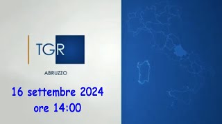 Tg Regione Abruzzo  16 settembre 2024 [upl. by Eenrahc558]