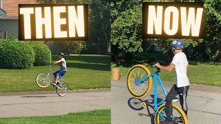 Noah Johnson 2 Year Wheelie Progression [upl. by Ifill400]