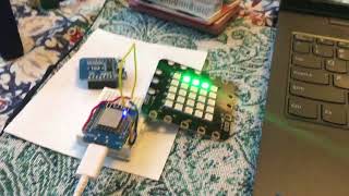 WEMOS D1 mini esp8266 with WLED smallest breadboard and simplest wiring 51bit Colorbit [upl. by Bust761]