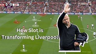 How Arnes slot Zonal  Man marking pressing tactical analysis Man united 03 Liverpool [upl. by Lleynad962]