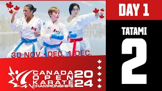 Open du Canada Open 2024 – DAYJOUR 1  Tatami 2 Nov 30 nov [upl. by Huxham265]