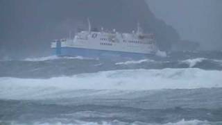 Northlink Ferry Hamnavoe setting off the Stromness to Scrabster [upl. by Drake868]