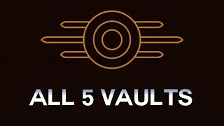 Fallout 4  All 5 Vaults and their Dark Lore [upl. by Chancey555]