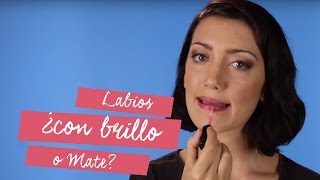 ¿Labios con brillo o mate [upl. by Albright]