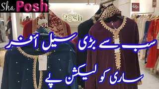 Sha Posh Biggest Sale 50 off khaddar velvet formals [upl. by Davies]