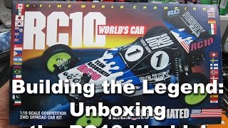 Associated RC10 Worlds Buggy Kit Unboxing [upl. by Xuaeb949]