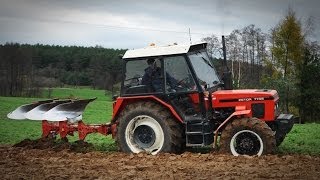 Zetor 7745  Kverneland Orka zimowa 2013 [upl. by Junna]