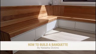 HOW TO DIY Build A Banquette with Fluted Timber Detail [upl. by Maite]