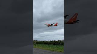 EasyJet landing into BFS 10 [upl. by Otrebmuh638]