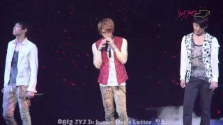 JYJ  The Boys Letter 소년의 편지 FMV eng  rom  hangul  karaoke sub [upl. by Esteban]