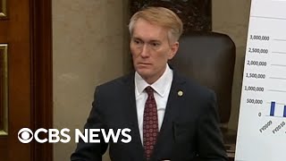 Sen James Lankford makes case for border bill bipartisanship in floor speech [upl. by Olson]