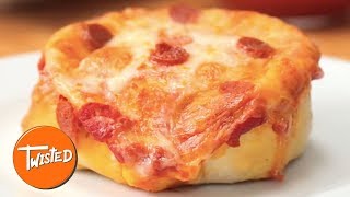 How To Make Pizza Burger At Home  Homemade Cheeseburger Ideas  Pizza Recipes  Twisted [upl. by Nossaj]