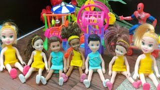 Barbies all day routine in indian village Barbies Barbiesindian [upl. by Liddie]