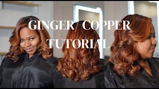 How To Color Hair CopperGinger [upl. by Alyakim]