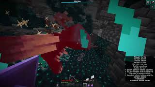 Minecraft  Warden Defeated  Hard Difficulty No Armor No Weapons [upl. by Anibor]