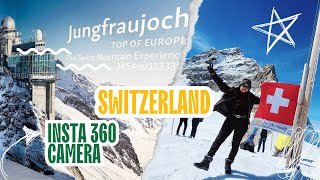 Breathtaking 360° Panoramic View of Jungfrau Switzerlands Majestic Alpine Peak [upl. by Dulcia]