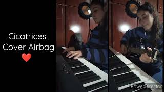 Airbag  Cicatrices cover piano [upl. by Crist581]