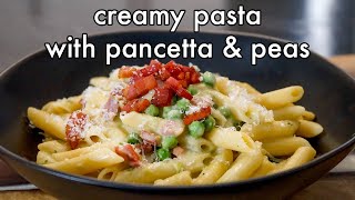 Pasta with Peas and Pancetta [upl. by Anirda]