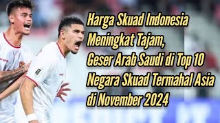 10 Negara Skuad Termahal di Kualifikasi 3 Piala Dunia 2026 AFC Nov 2024 kualifikasipialadunia2026 [upl. by Jer]