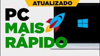 COMO DEIXAR O PC MAIS RAPIDO e COMO MELHORAR O DESEMPENHO DO COMPUTADOR [upl. by Leede]