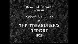 The Treasurers Report 1928 [upl. by Alrick]