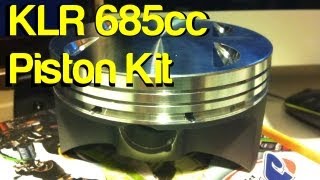 KLR Mods  685cc Piston Upgrade [upl. by Ashli]