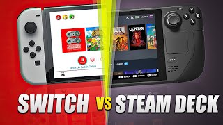 Steam Deck vs Nintendo Switch scontro impossibile [upl. by Elegna]